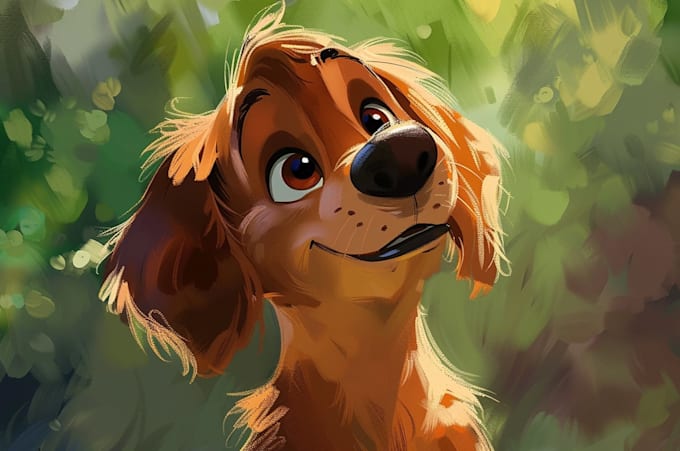 draw a gorgeous disney style cartoon c
