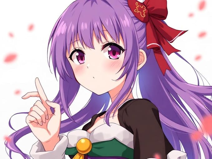 do a anime character