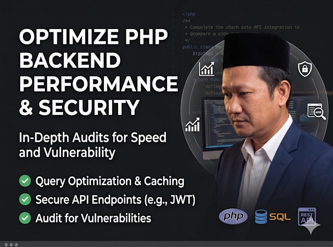 fix PHP backend errors, troubleshoot script, or integrate API