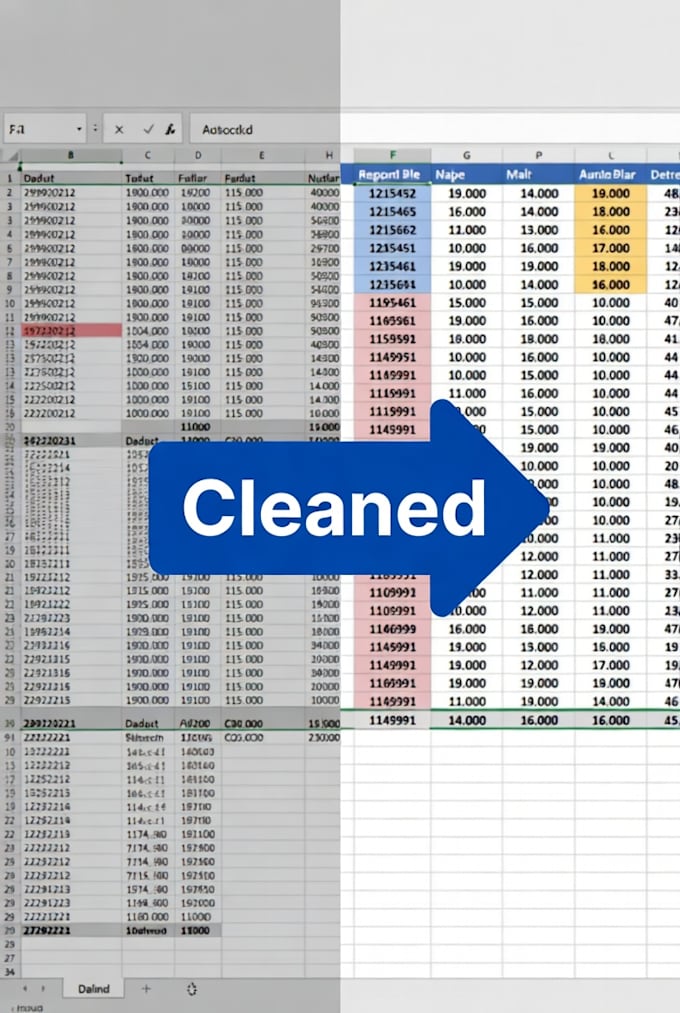 do data cleaning excel formatting and remove duplicates