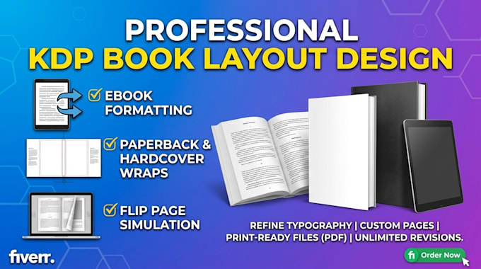 do book formatting and digital flip page