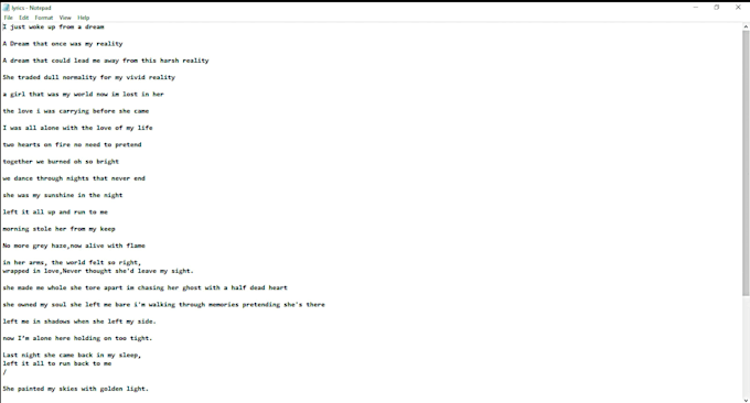 write custom english song lyrics for your next song