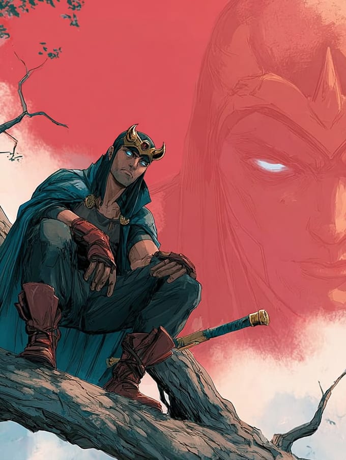 design fantasy comic covers with original characters