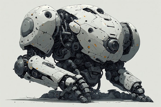 illustrate your mecha, robot and armored characters