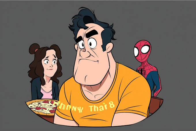 draw anything as a cartoon or cartoon character