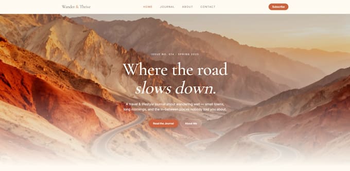 build a professional wordpress blog website for you