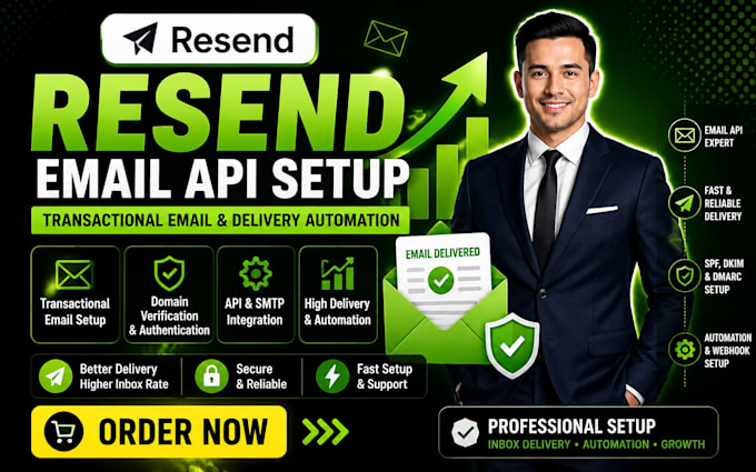setup resend email api transactional email delivery automation