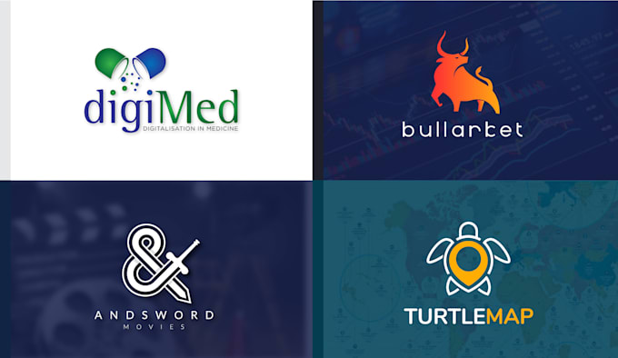 design 3 modern minimalist logo designs in 24 hrs