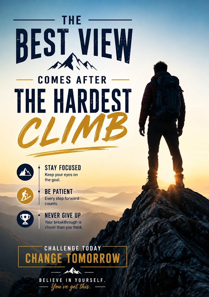 modern business poster design