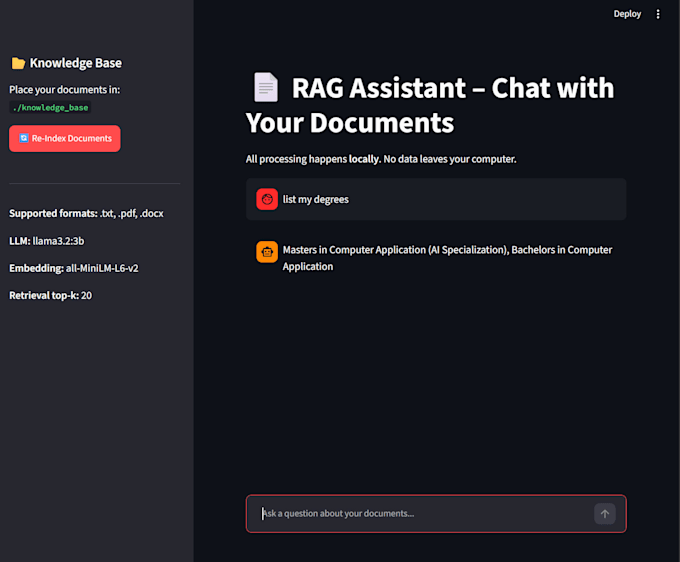 build private ai document chatbot