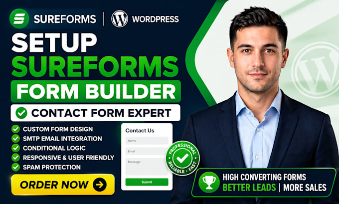 setup sureform form builder sureform contact form wordpress