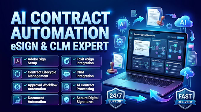 do ai clm foxit agreement esign legal workflow contract approval crm integration