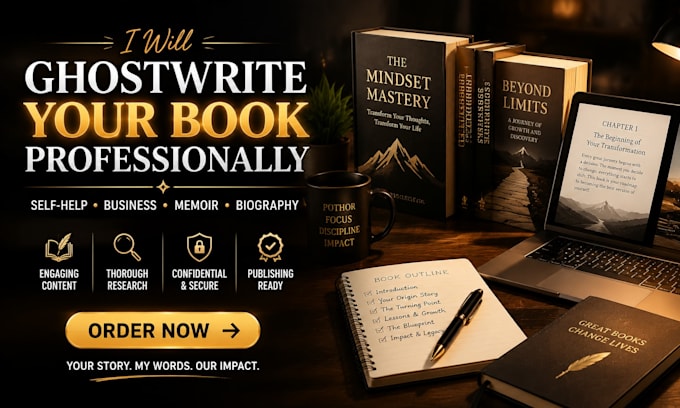 ghostwrite self help business memoir biography book and publishing writing