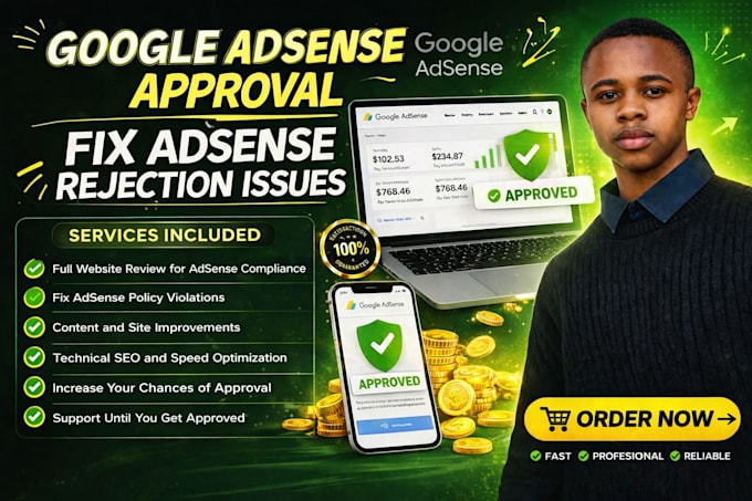 fix your website for google adsense approval and adsense issues approved adsense