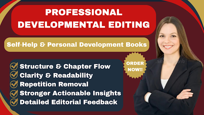 professionally edit your self help and personal development book