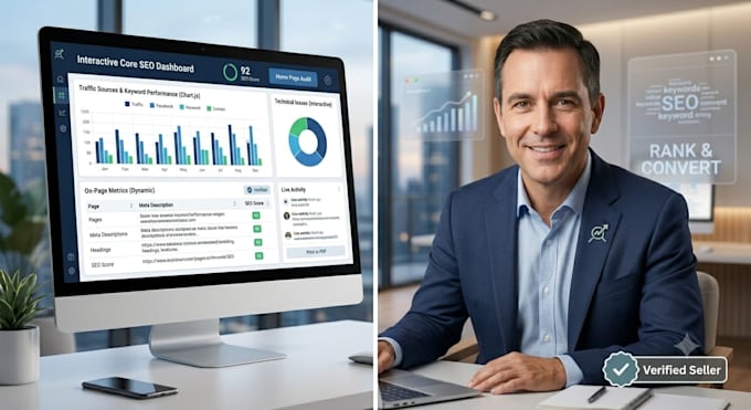 deliver a professional interactive SEO audit report