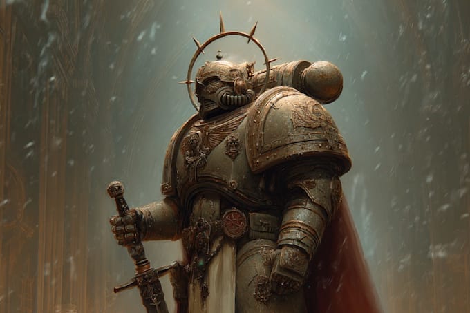 design a warhammer 40k character art