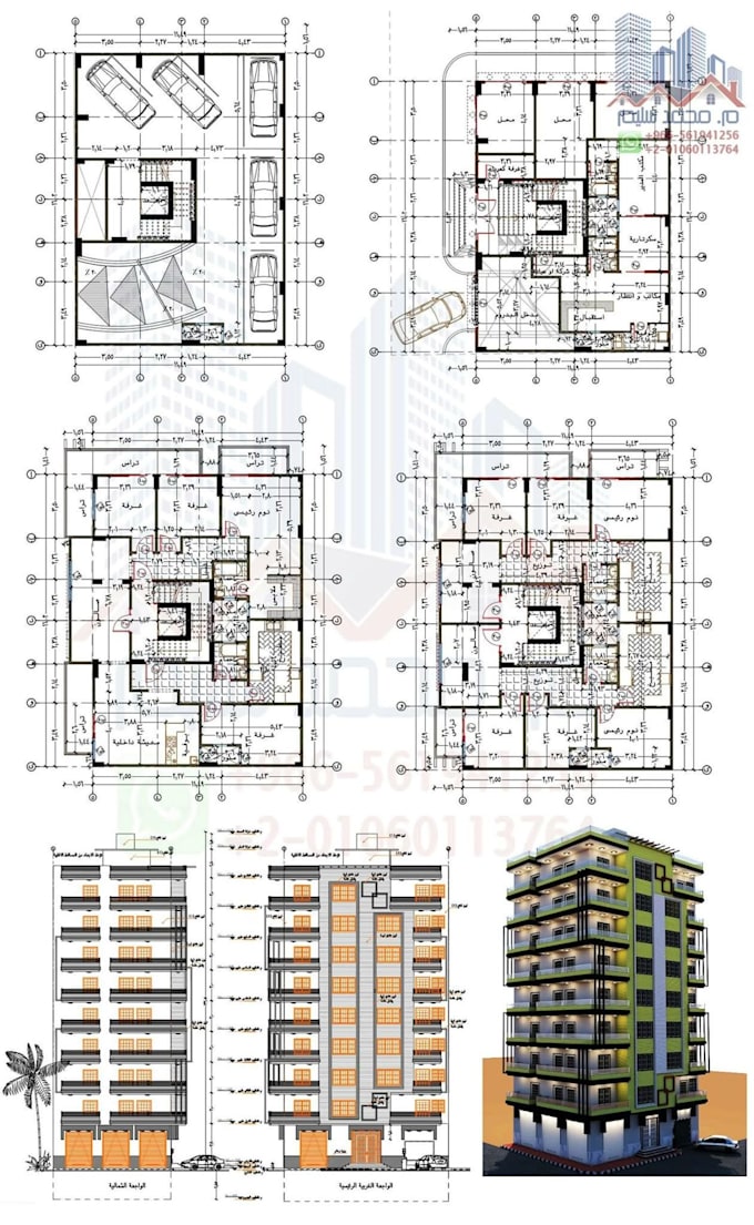 create revit bim models and construction drawings