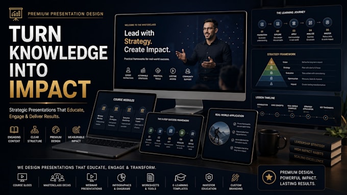 design masterclass learning pitch deck online course webinar presentation design