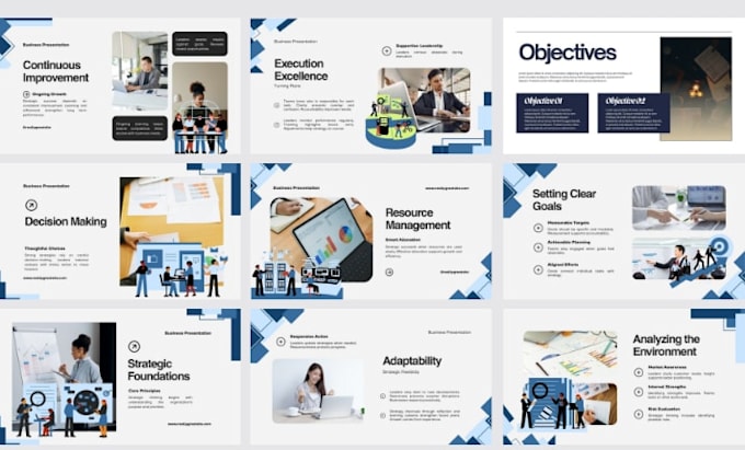 design professional business research conference presentation slides