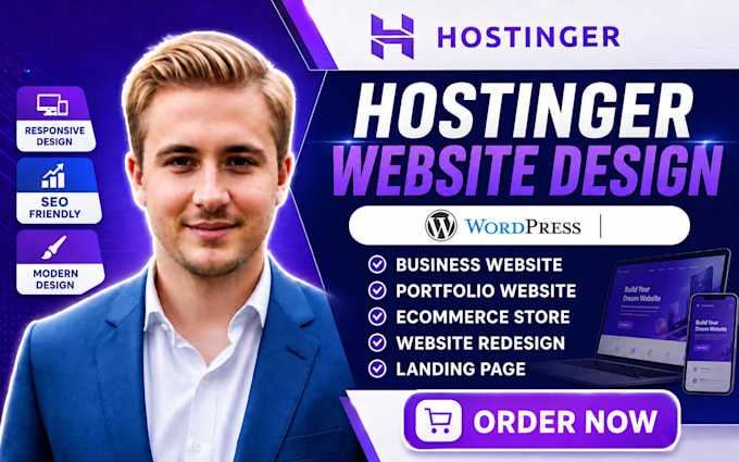 design redesign hostinger website business website portfolio ecommerce store