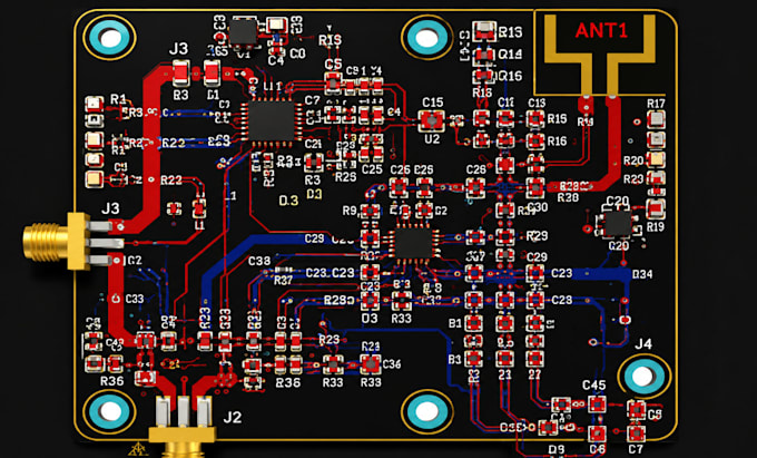 design rf pcb,5g, mmwave antennas and wireless communication circuit