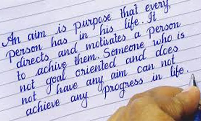 do professional handwritten assignments and notes