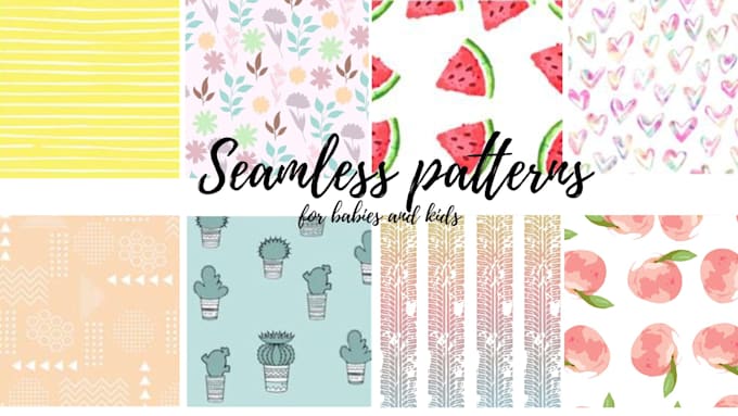 do seamless pattern designs for babies