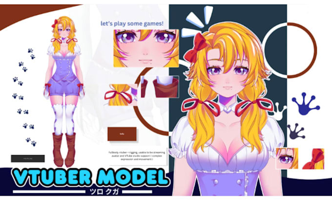 2d vtuber model live2d vtuber anime vtuber virtual streamer twitch vtuber avatar