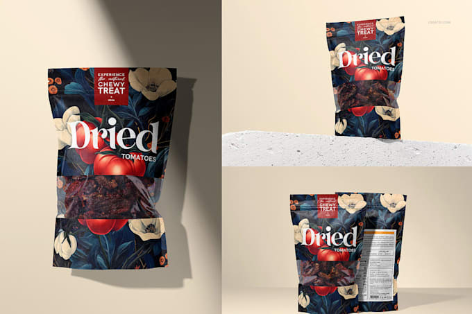 design pet food label design