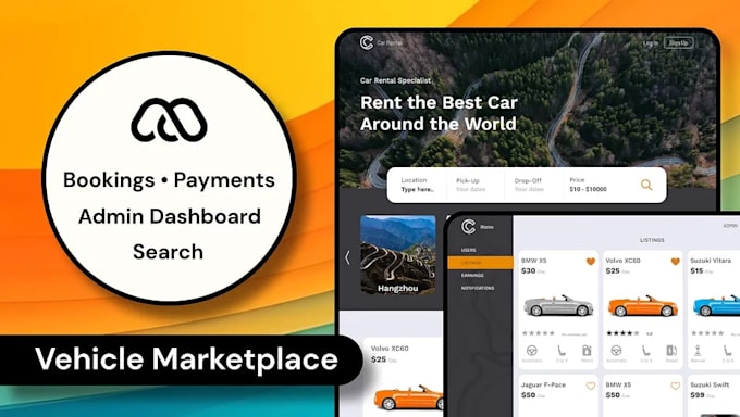 build sharetribe flex marketplace, stripe API, mvp, webhook, backend development