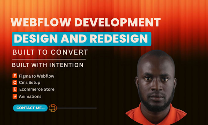 build website, webflow website, figma to webflow, ecommerce website, cms setup