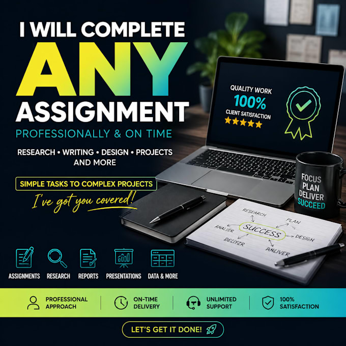 complete any urgent assignment