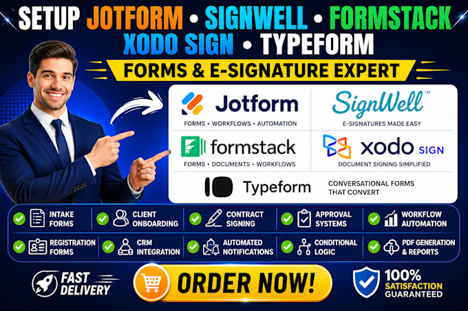 setup jotform signwell formstack xodo sign intake forms and esignature workflows