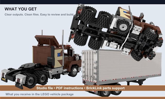 bricklink studio 3d lego moc design lego set model technic car pdf instructions