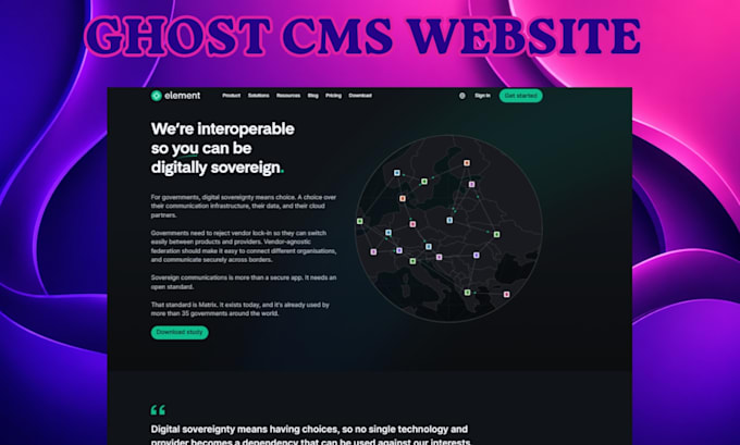 build ghost cms website customize ghost cms theme design ghost cms blog website