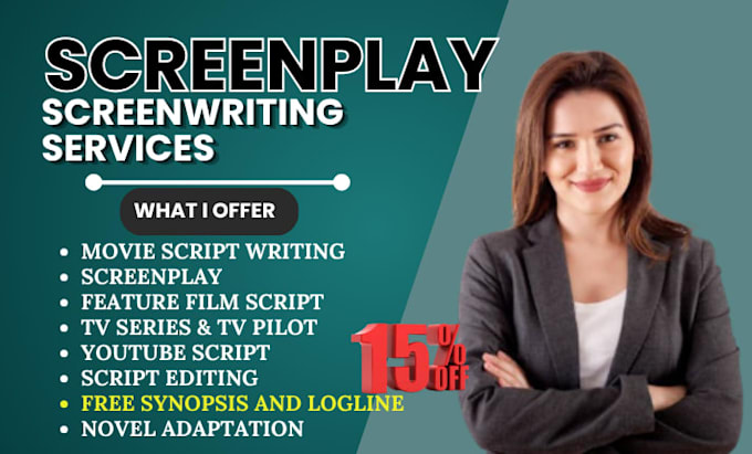 write, edit, TV screenplay, movie script, film script, TV series, screenwriting