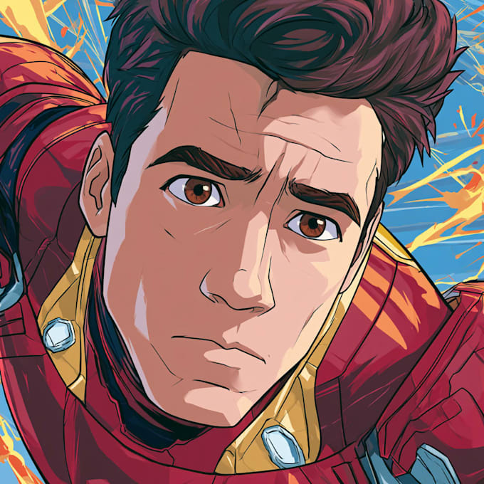 draw custom superhero cartoon caricature