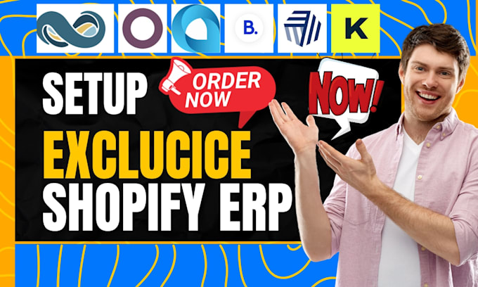 setup shopify erp netsuite odoo acumatica brightpearl cin7 katana unleashed