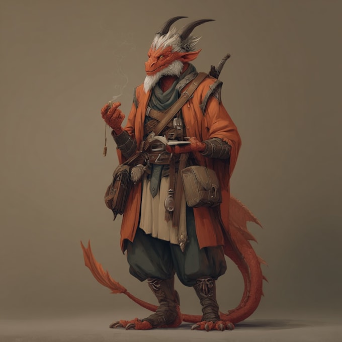 draw fantasy creatures or monsters