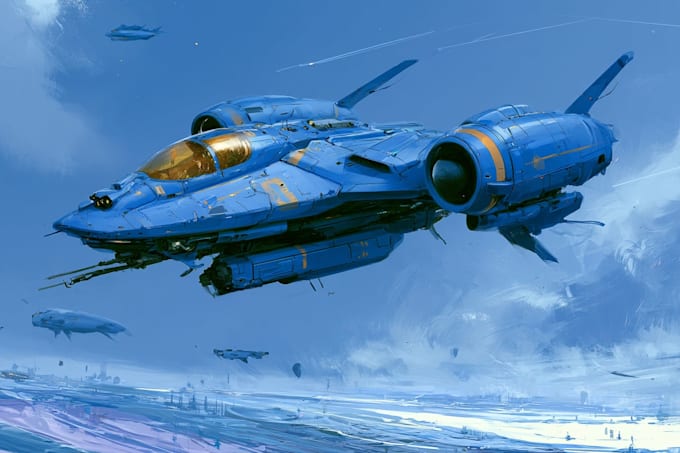 do a sci fi spaceship