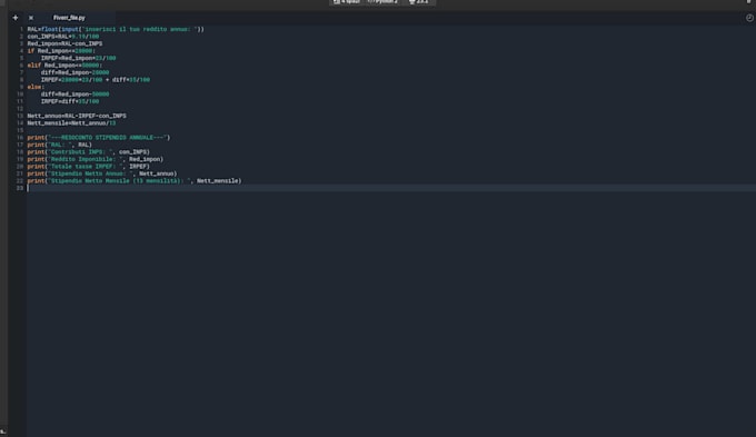 create or analize python code