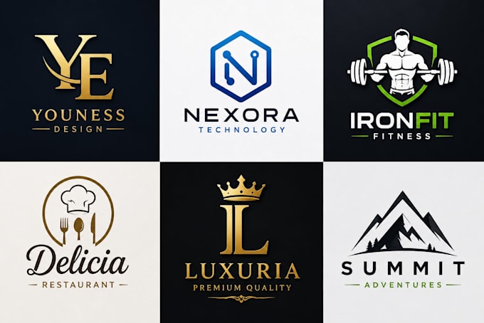 create a professional logo for your brand, company or anything etc