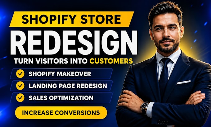 redesign shopify product page, homepage, store redesign, shopify cro
