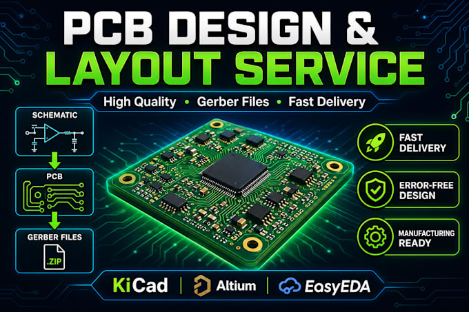 convert your circuit schematic into pcb layout design