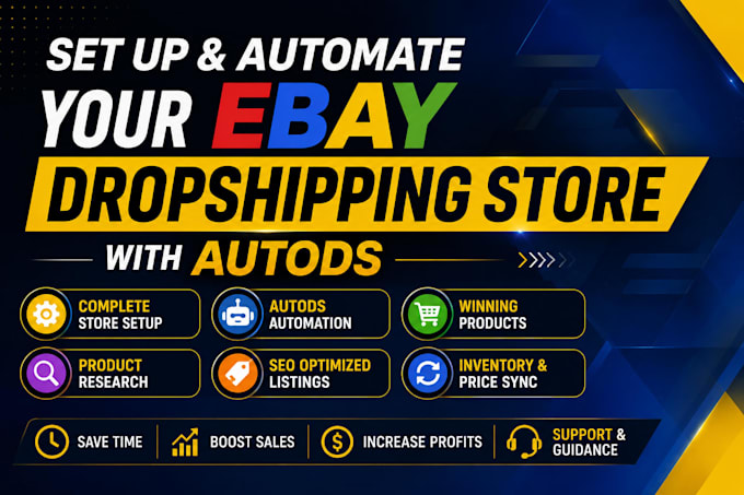 set up and automate your ebay dropshipping store with autods