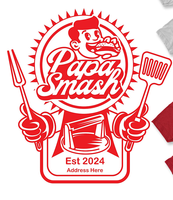 create a professional BBQ and restaurant logo design