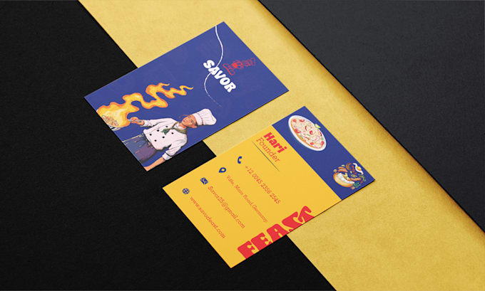 design a professisonal modern business card