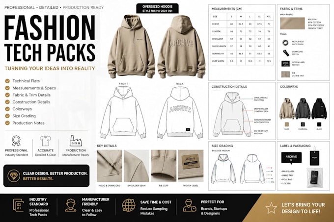 create clothing tech packs fashion tech pack technical flat tech