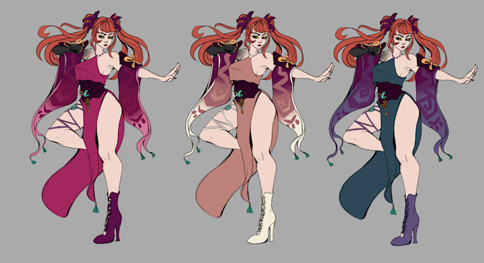 character concept art and character design